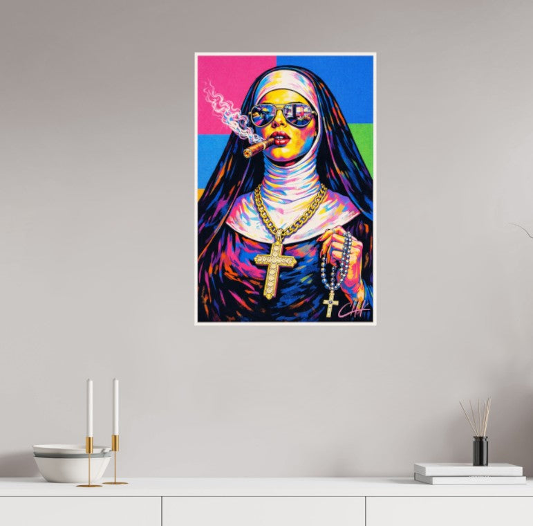 The Nun – Limited Edition on Acrylic Glass (50 × 75 cm)