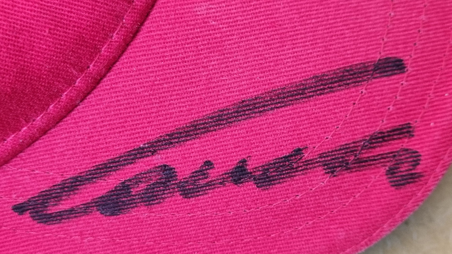 Niki Lauda – Hand-Signed Ferrari Cap with COA & Display Case