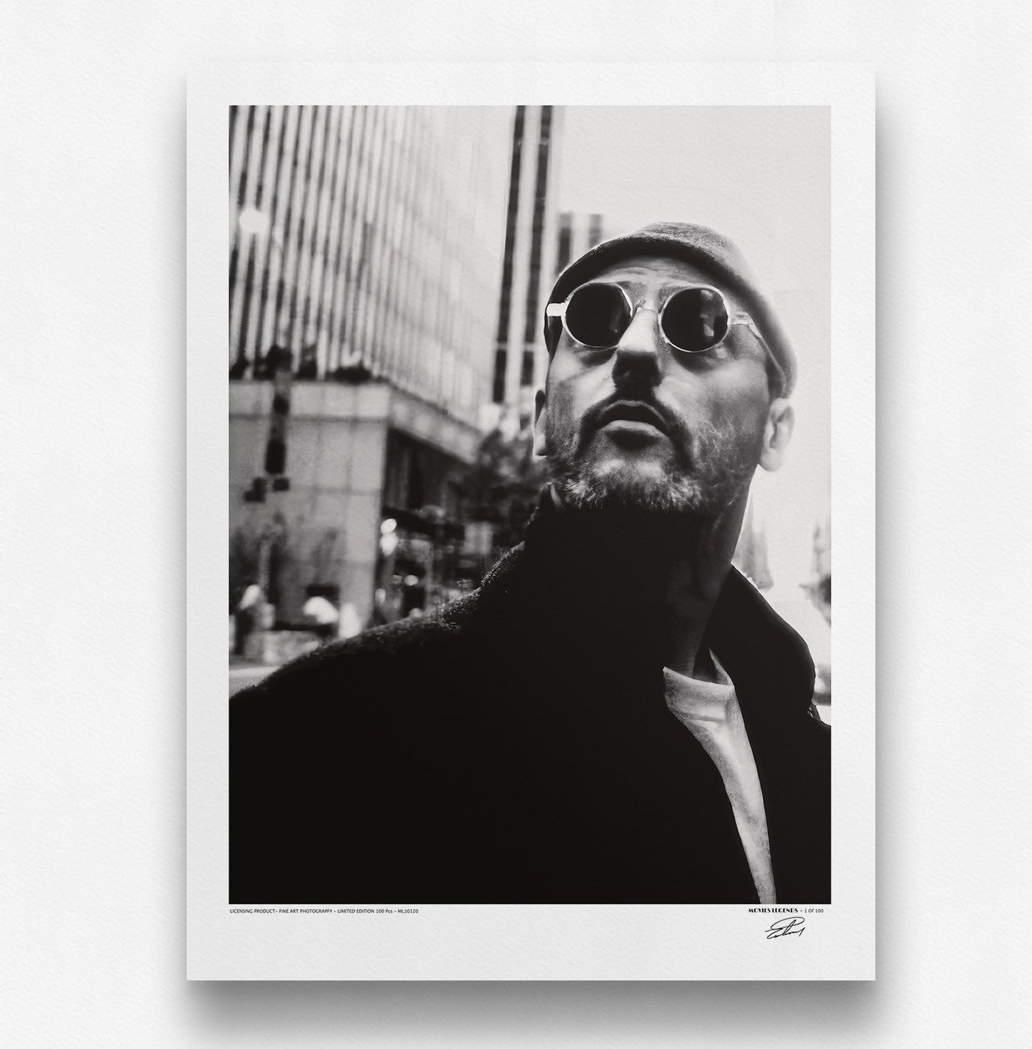 Leon 1994 - Jean Reno - Memories Collection - Luxury XXXL Fine Art Photography