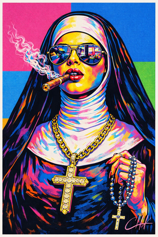 The Nun – Limited Edition on Acrylic Glass (50 × 75 cm)
